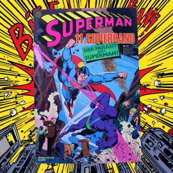 Superman 11. Superband 1978 Ehapa mit Poster | Hoppla-Stuff